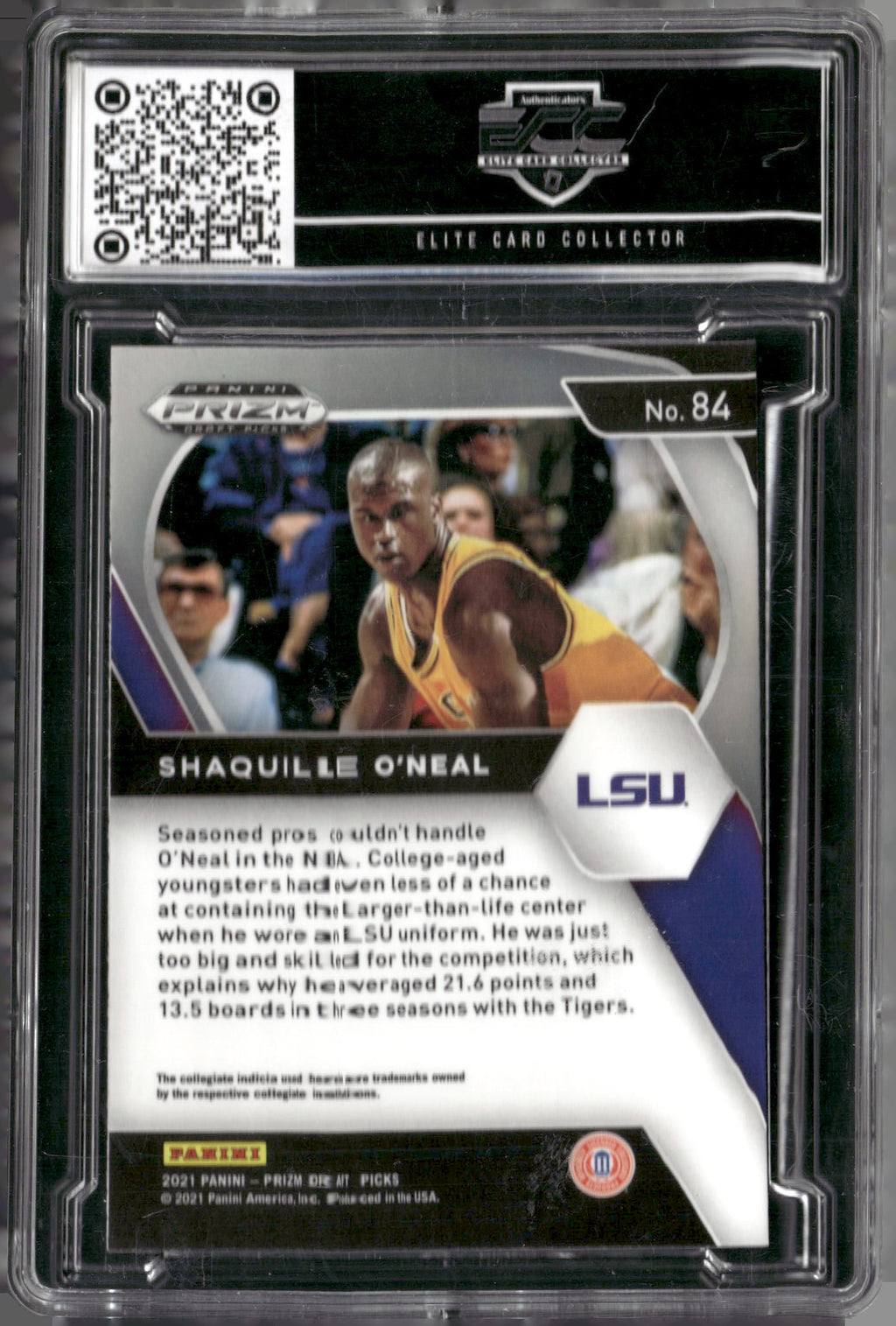 2021 Panini Prizm Draft Picks #84 Shaquille O'Neal
