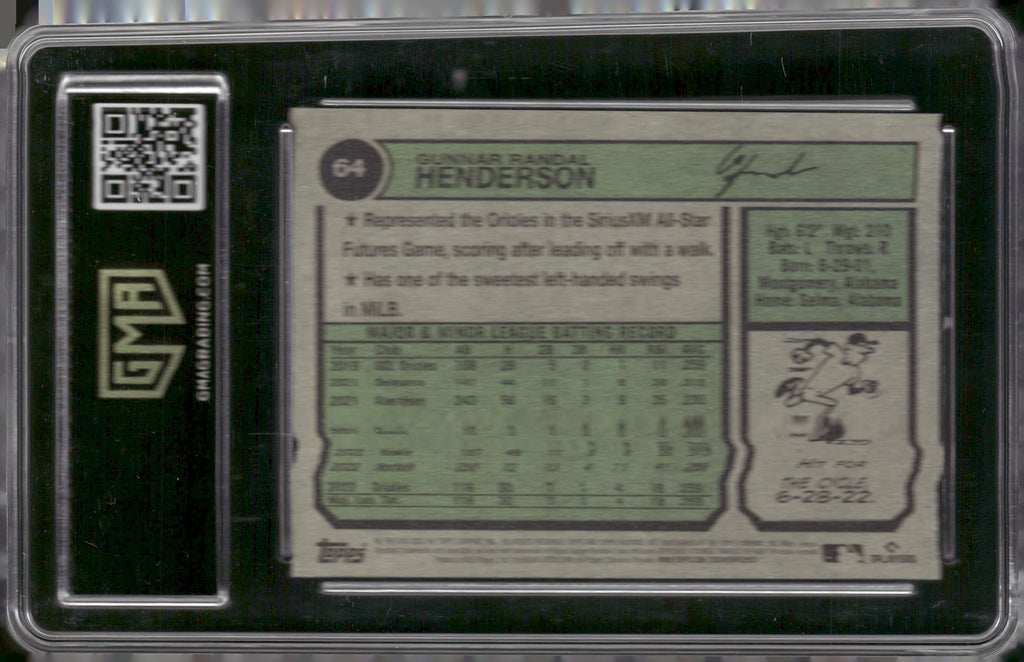 2023 Topps Heritage #64 Gunnar Henderson
