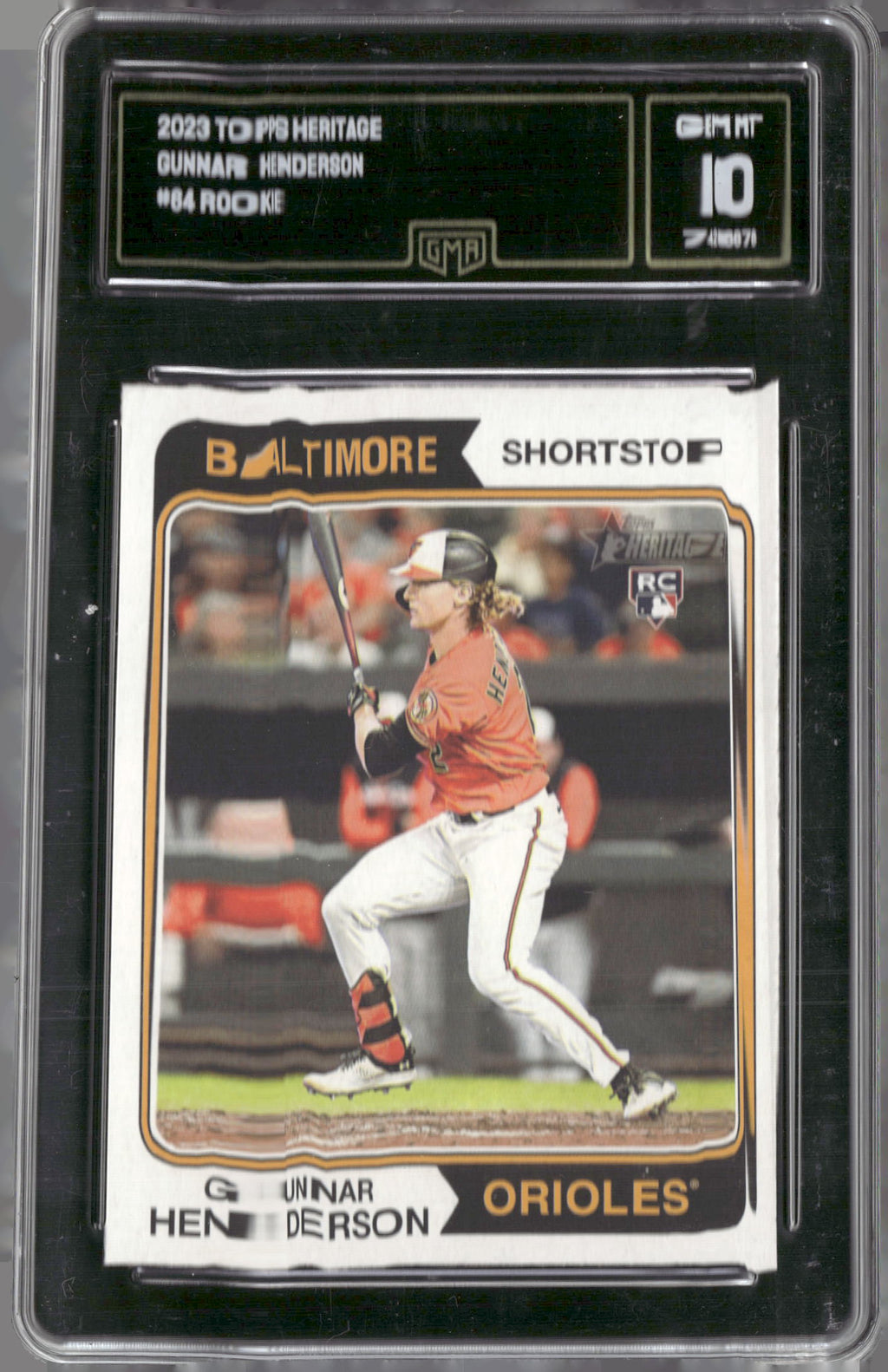 2023 Topps Heritage #64 Gunnar Henderson