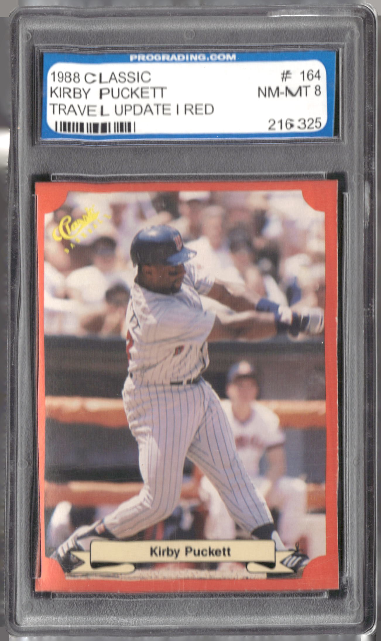 1988 Classic Red #164 Kirby Puckett