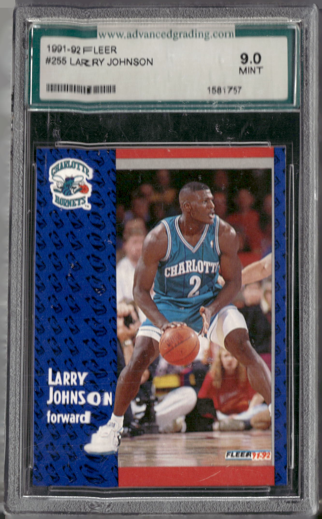 1991-92 Fleer #255 Larry Johnson