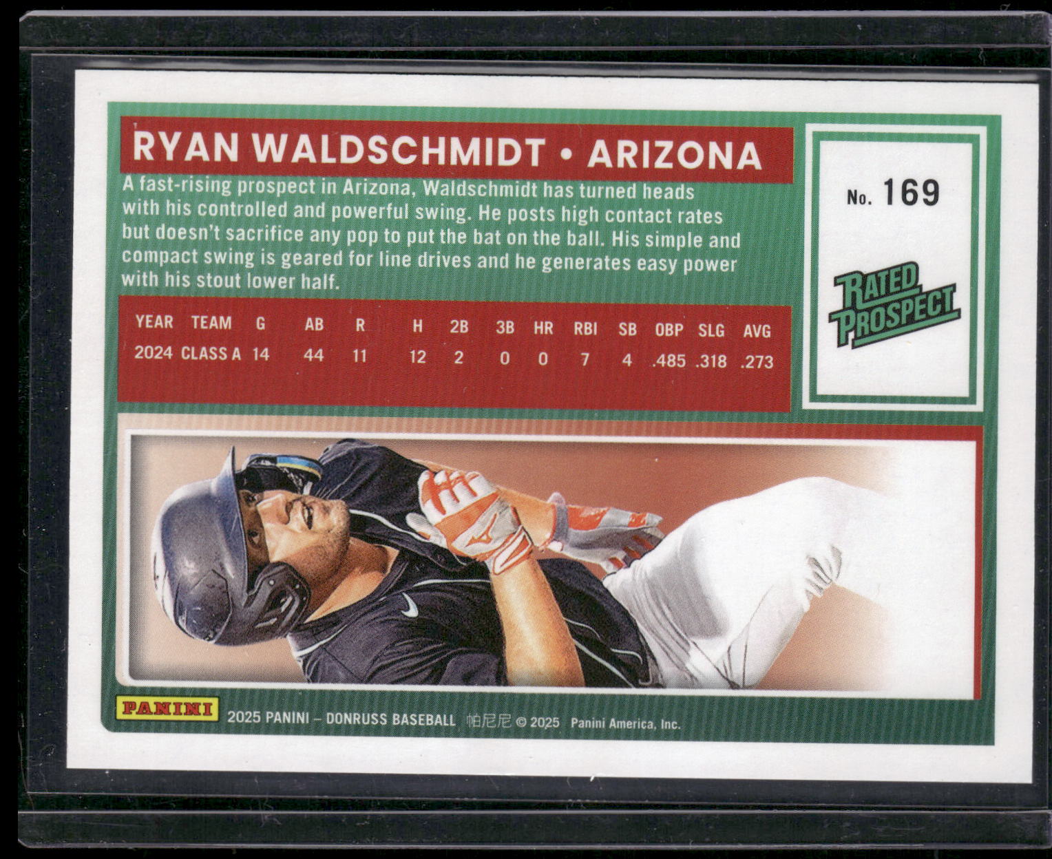 2025 Donruss #169 Ryan Waldschmidt Orange Laser #/299