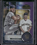 2022 Topps Gold Label #50 Aaron Ashby Class 2 Purple #/75
