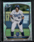 2023 Bowman #BCP-109 Gavin Cross Chrome Prospects Lunar Glow Refractors