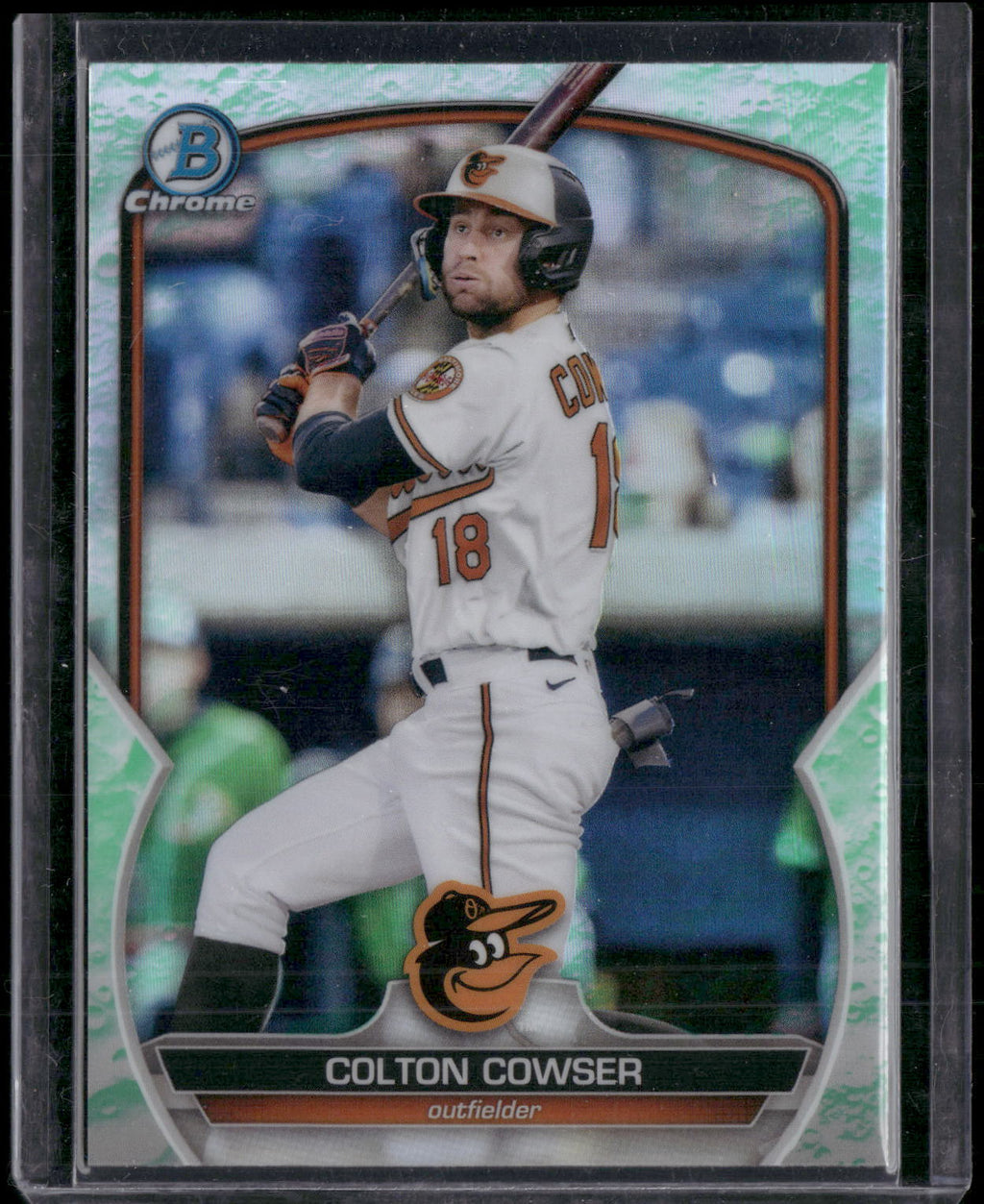 2023 Bowman #BCP-144 Colton Cowser Chrome Prospects Lunar Glow Refractors