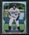 2023 Bowman #BCP-109 Gavin Cross Chrome Prospects Lunar Glow Refractors