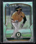 2023 Bowman #BCP-87 Max Muncy Chrome Prospects Lunar Glow Refractors