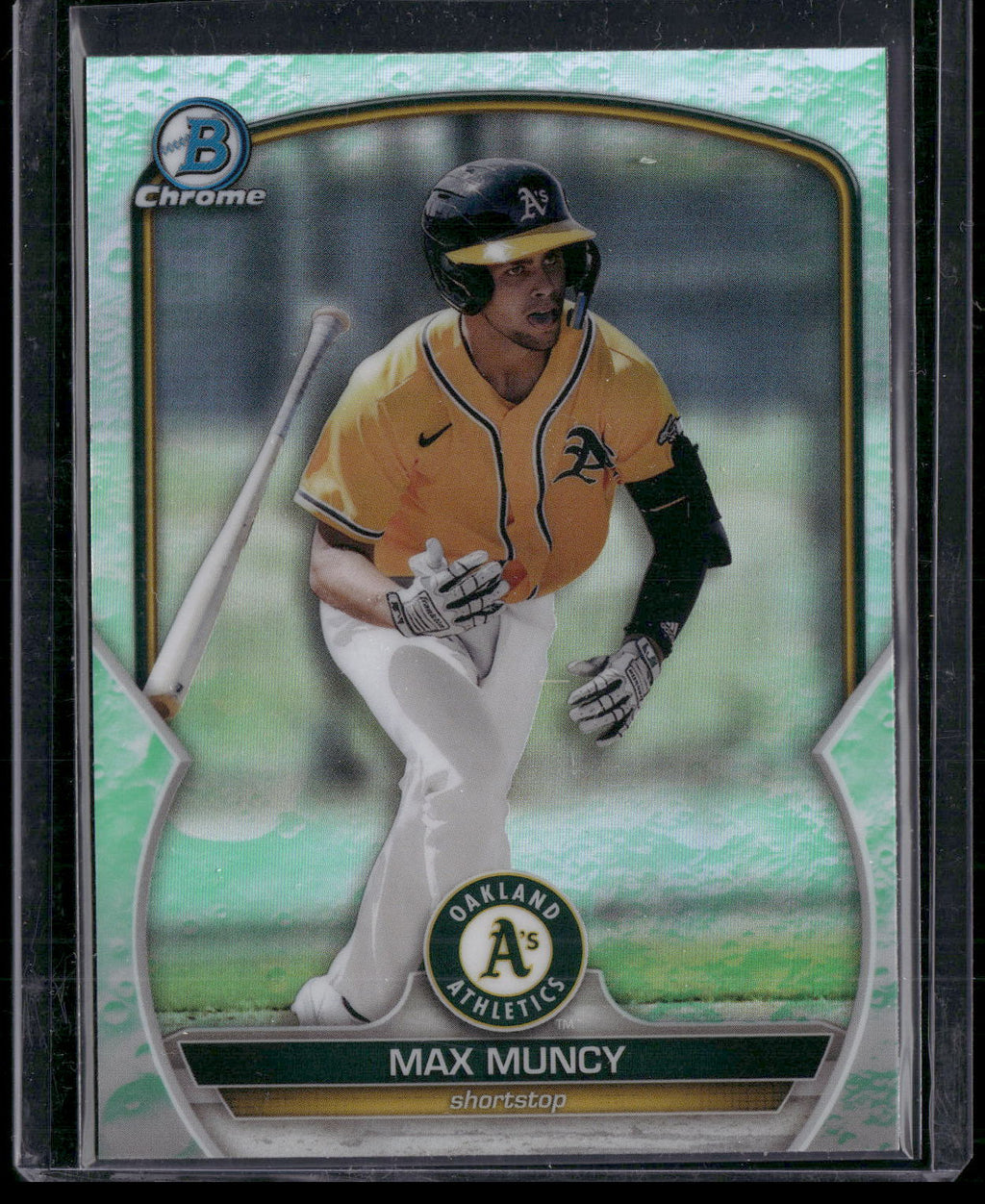 2023 Bowman #BCP-87 Max Muncy Chrome Prospects Lunar Glow Refractor