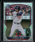 2023 Bowman #BCP-82 Edouard Julien Chrome Prospects Lunar Glow Refractors