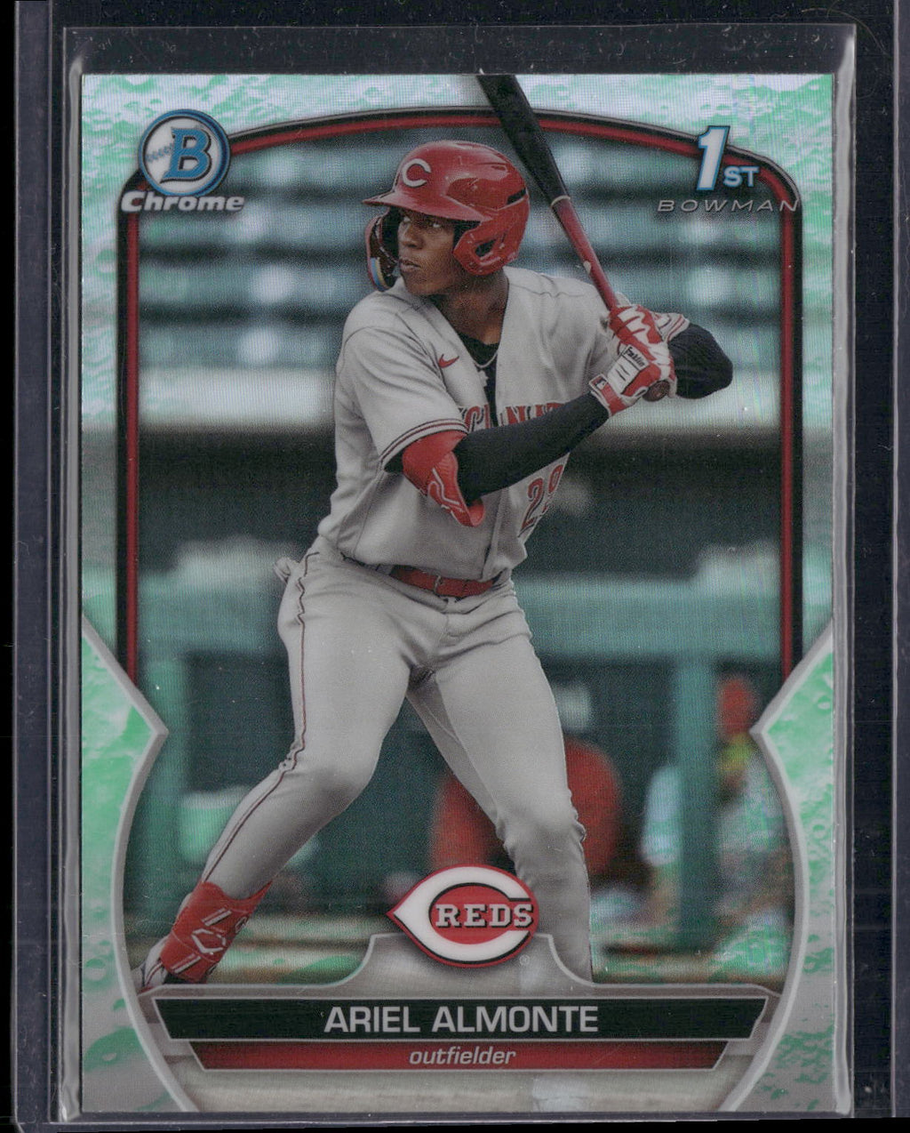 2023 Bowman #BCP-78 Ariel Almonte Chrome Prospects Lunar Glow Refractors