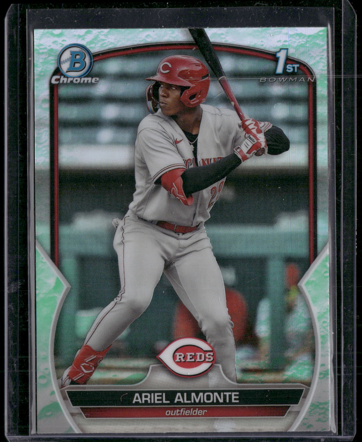 2023 Bowman #BCP-78 Ariel Almonte Chrome Prospects Lunar Glow Refractors