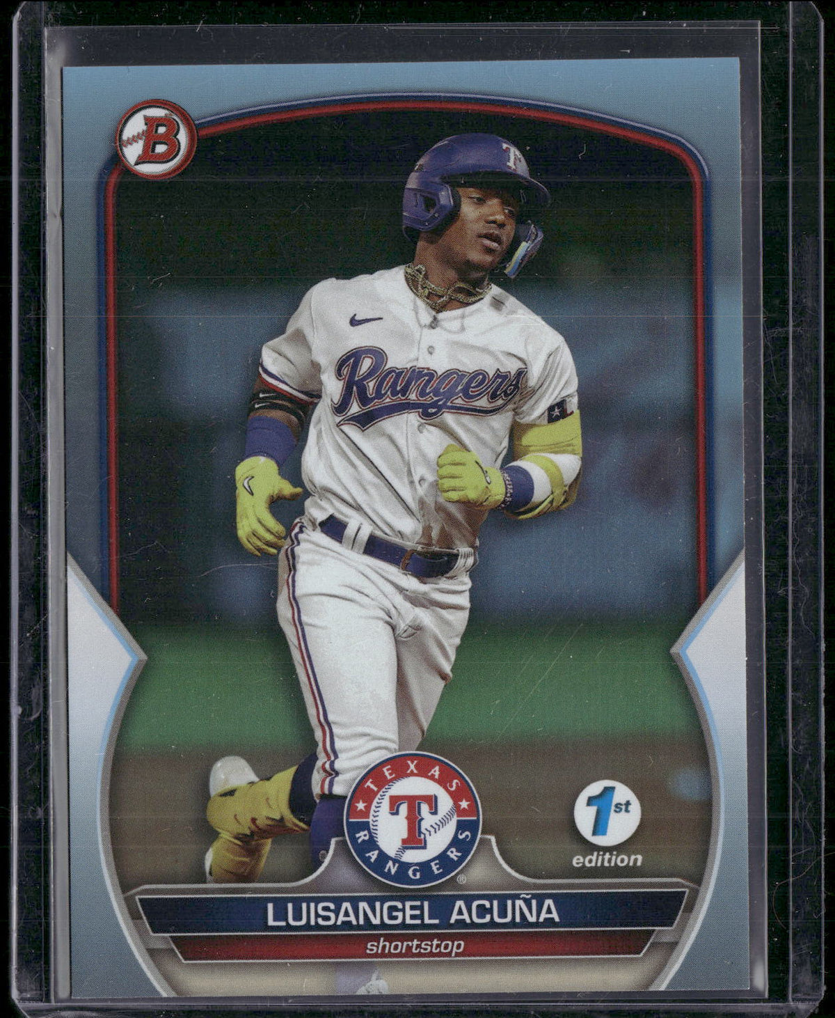 2023 Bowman #BP-104 Luisangel Acuña Prospects Sky Blue #/499