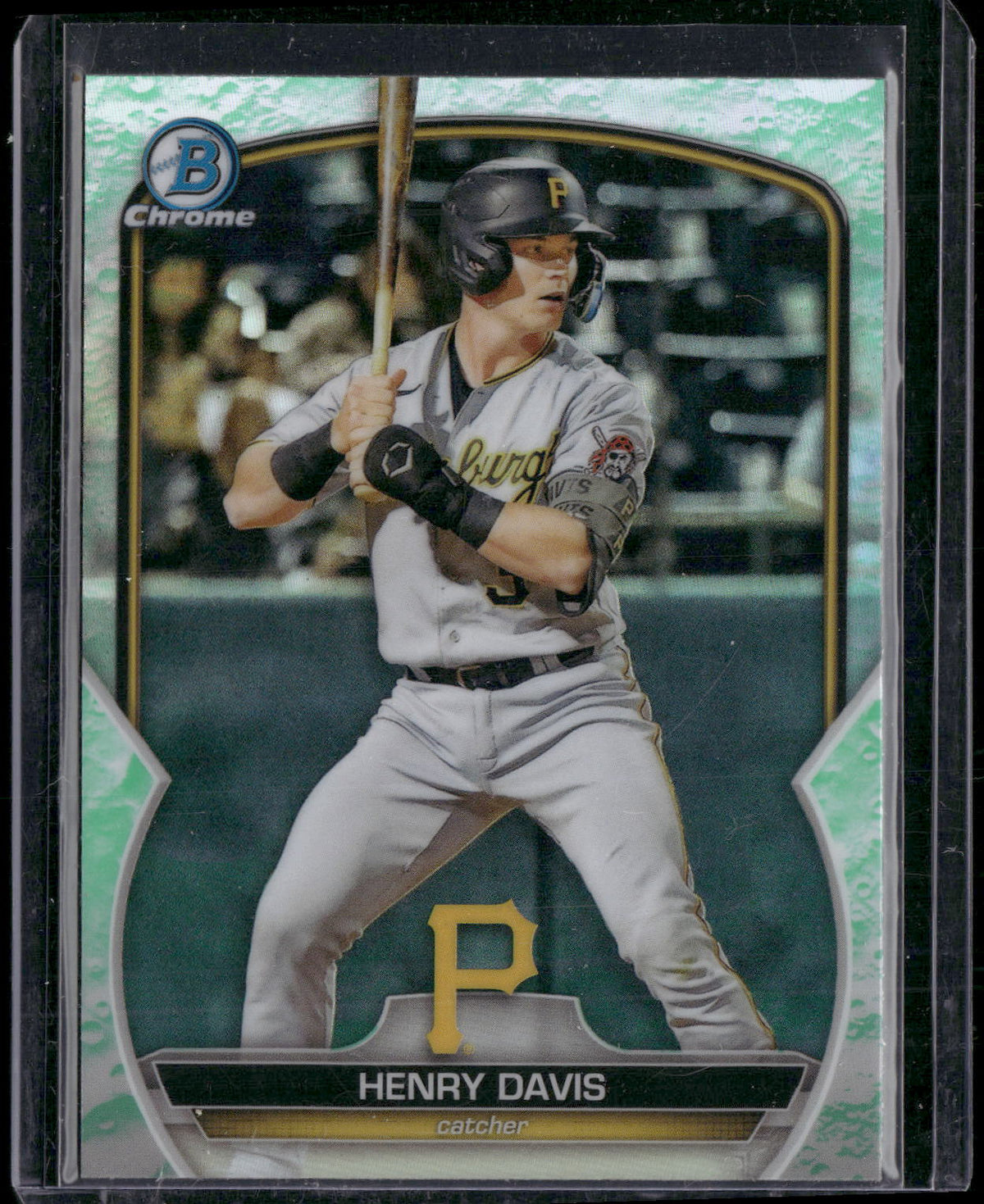 2023 Bowman #BCP-14 Henry Davis Chrome Prospects Lunar Glow Refractor