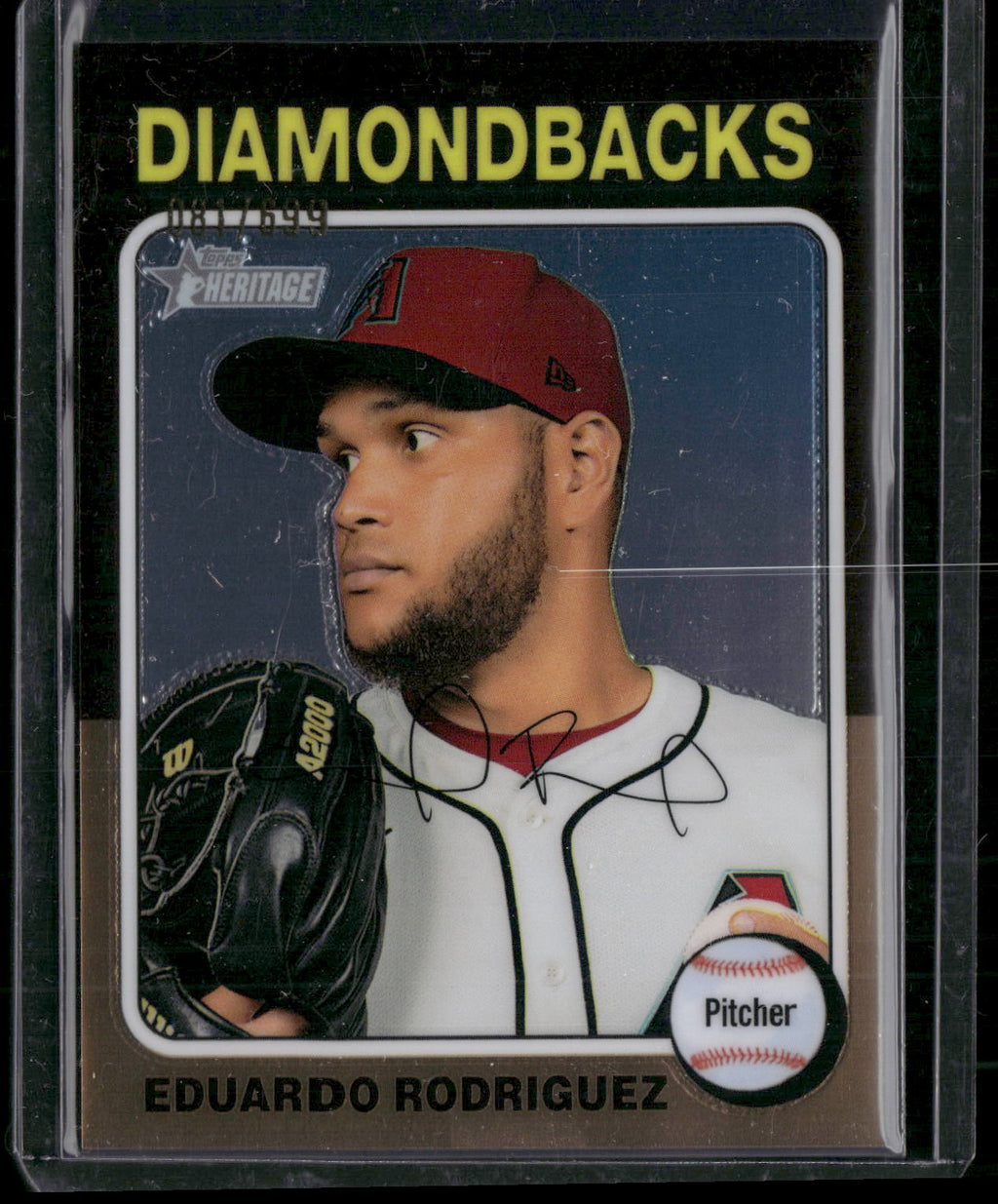 2024 Topps Heritage #580 Eduardo Rodriguez Chrome #/699
