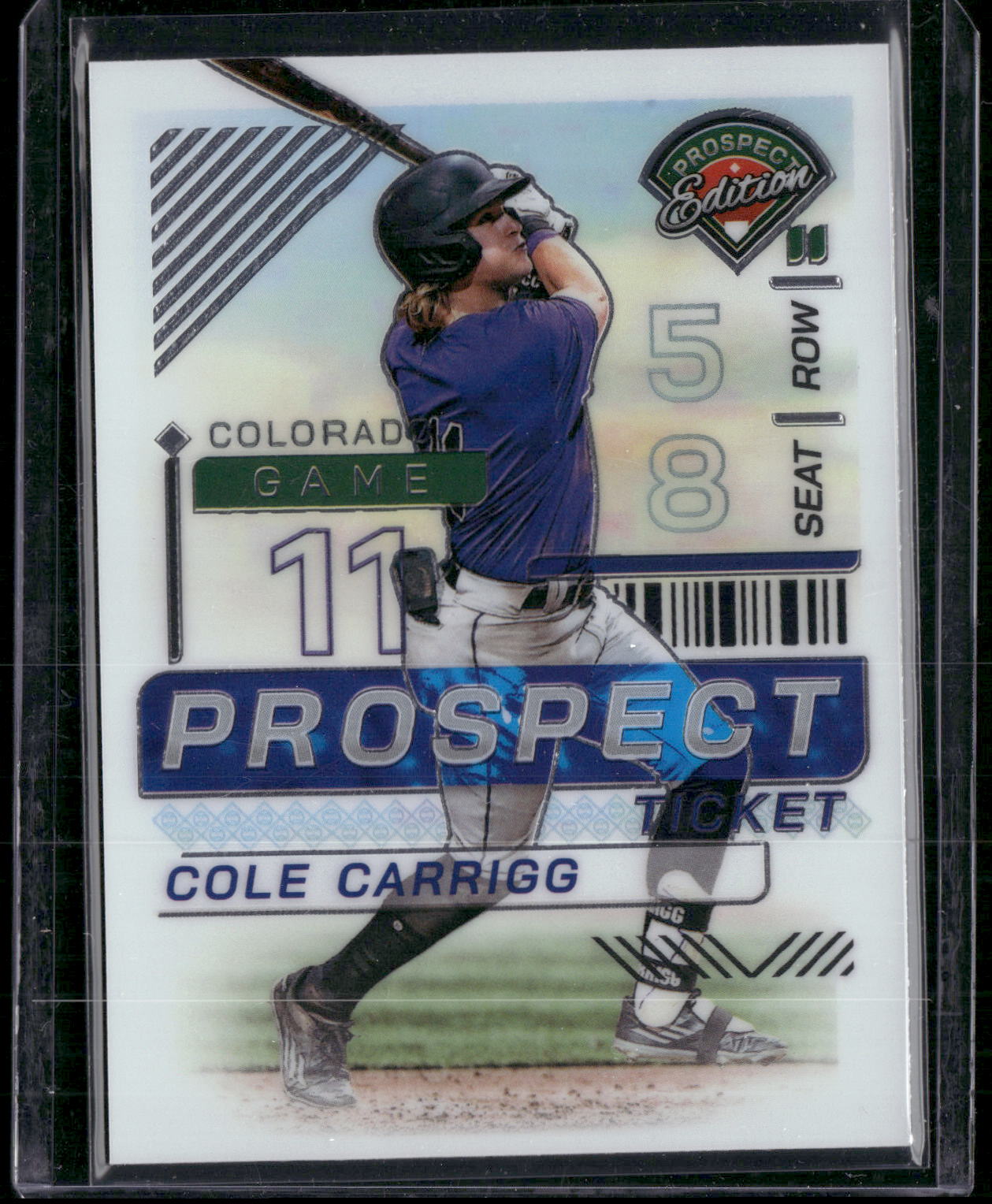 2024 Panini Prospect Edition #84 Cole Carrigg