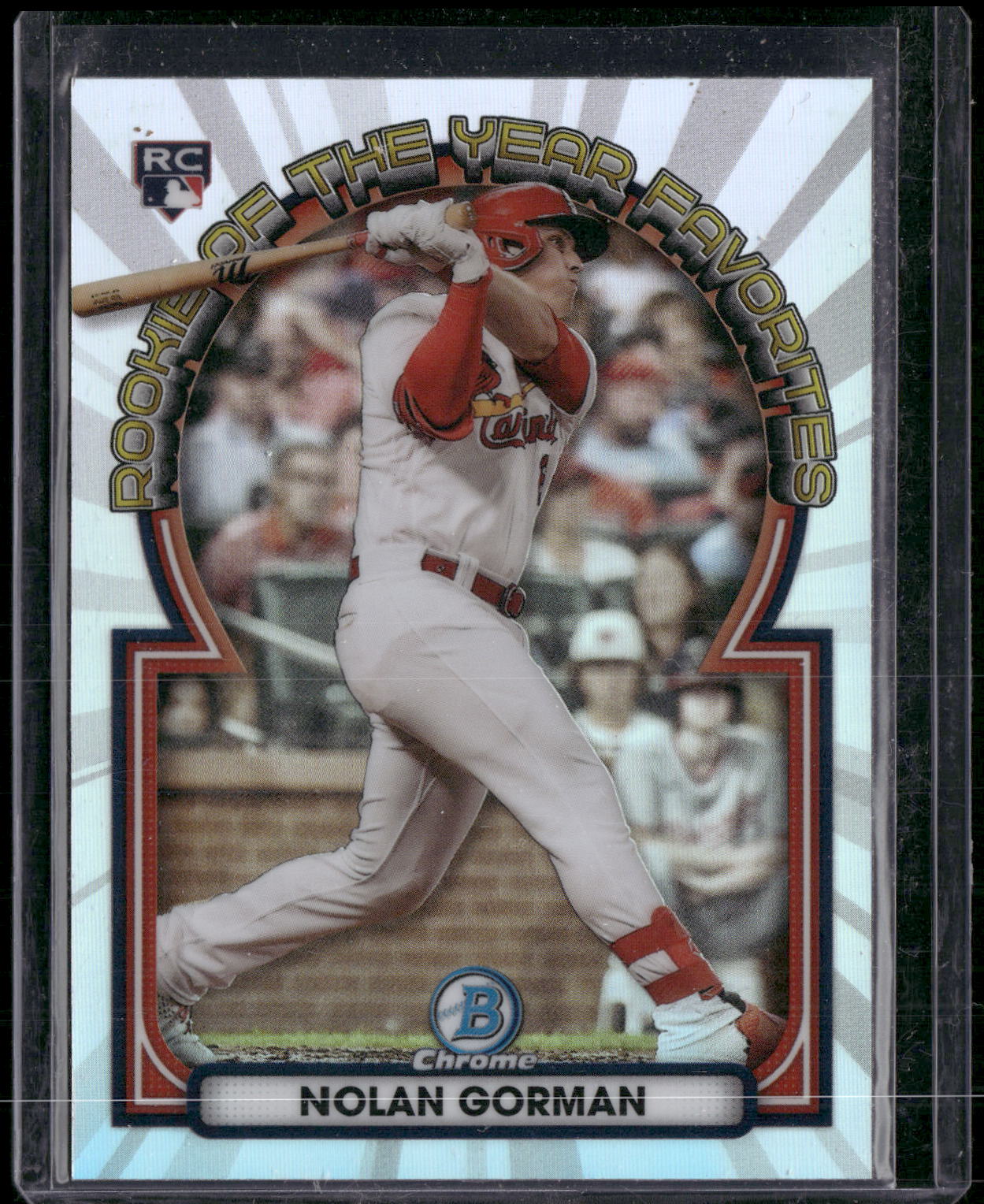 2023 Bowman #ROYF-5 Nolan Gorman Rookie of the Year Favorites