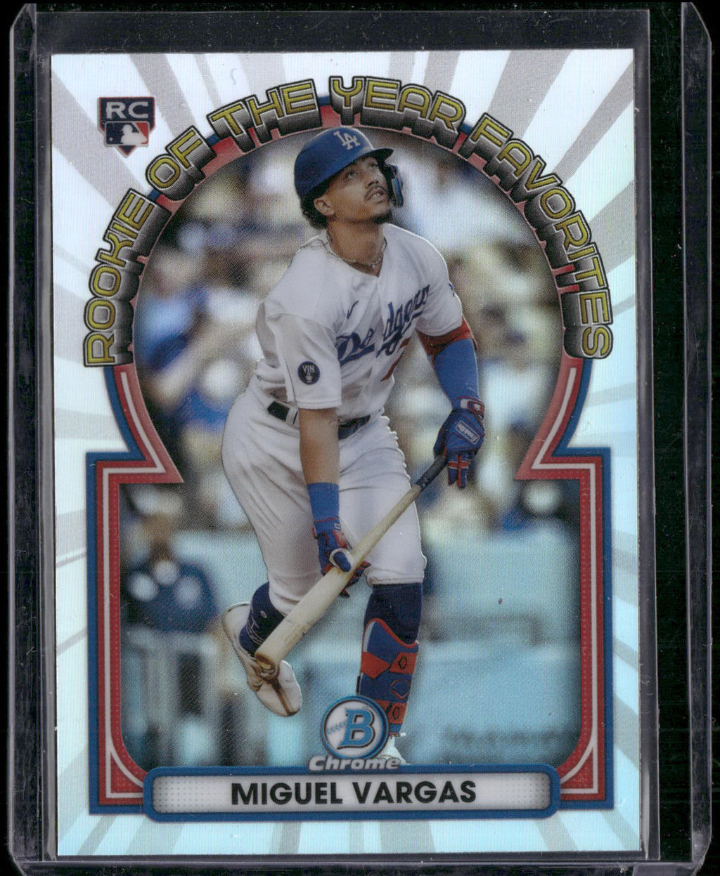 2023 Bowman #ROYF-12 Miguel Vargas Rookie of the Year Favorites
