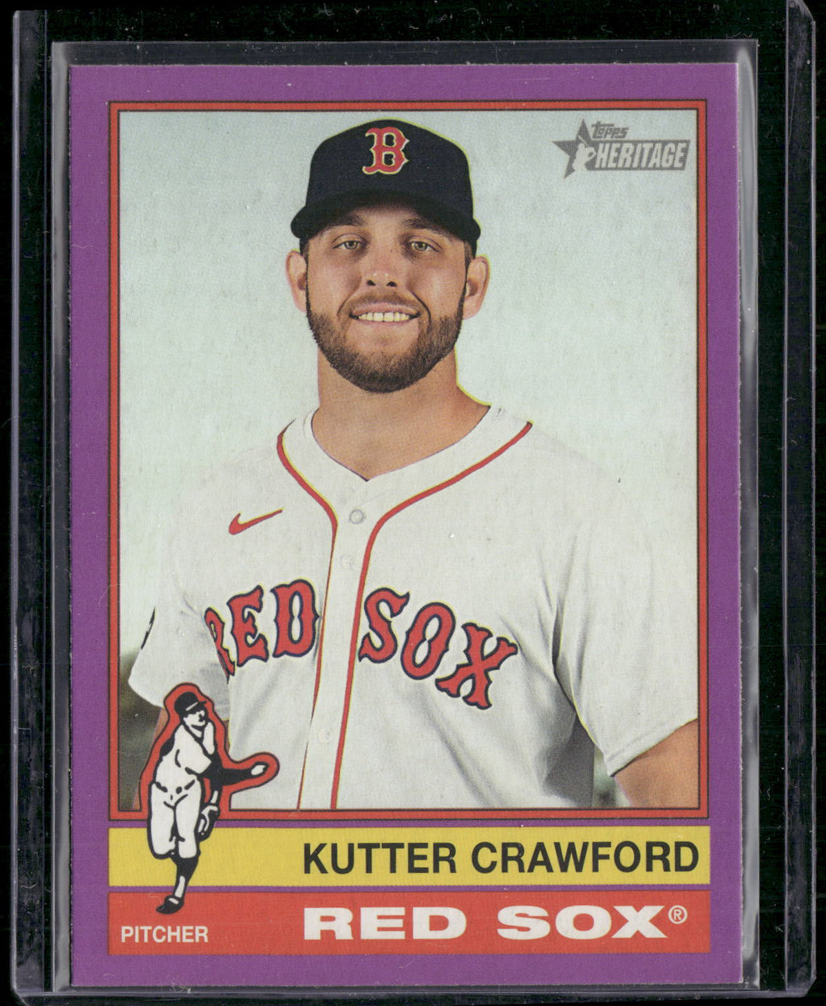 2025 Topps Heritage #419 Kutter Crawford Light Purple Border
