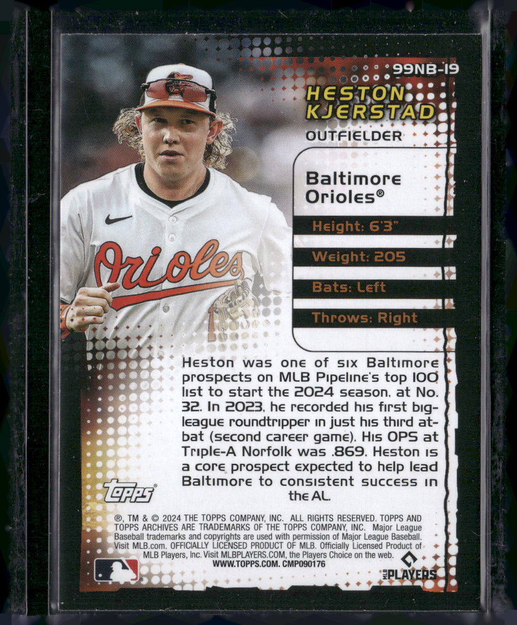 2024 Topps Archives #99NB-19 Heston Kjerstad 1999 Topps New Breed
