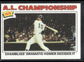 1977 Topps #276 1976 A.L. Championship ALCS