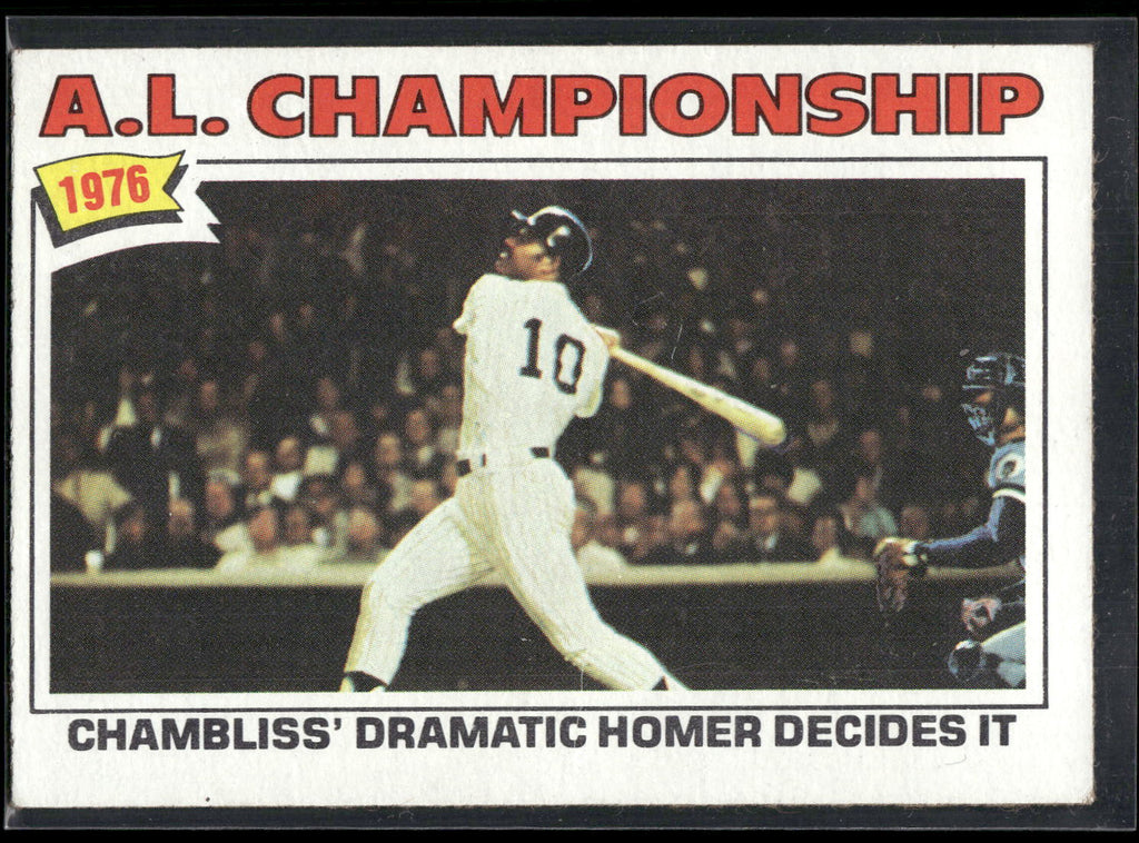 1977 Topps #276 1976 A.L. Championship ALCS