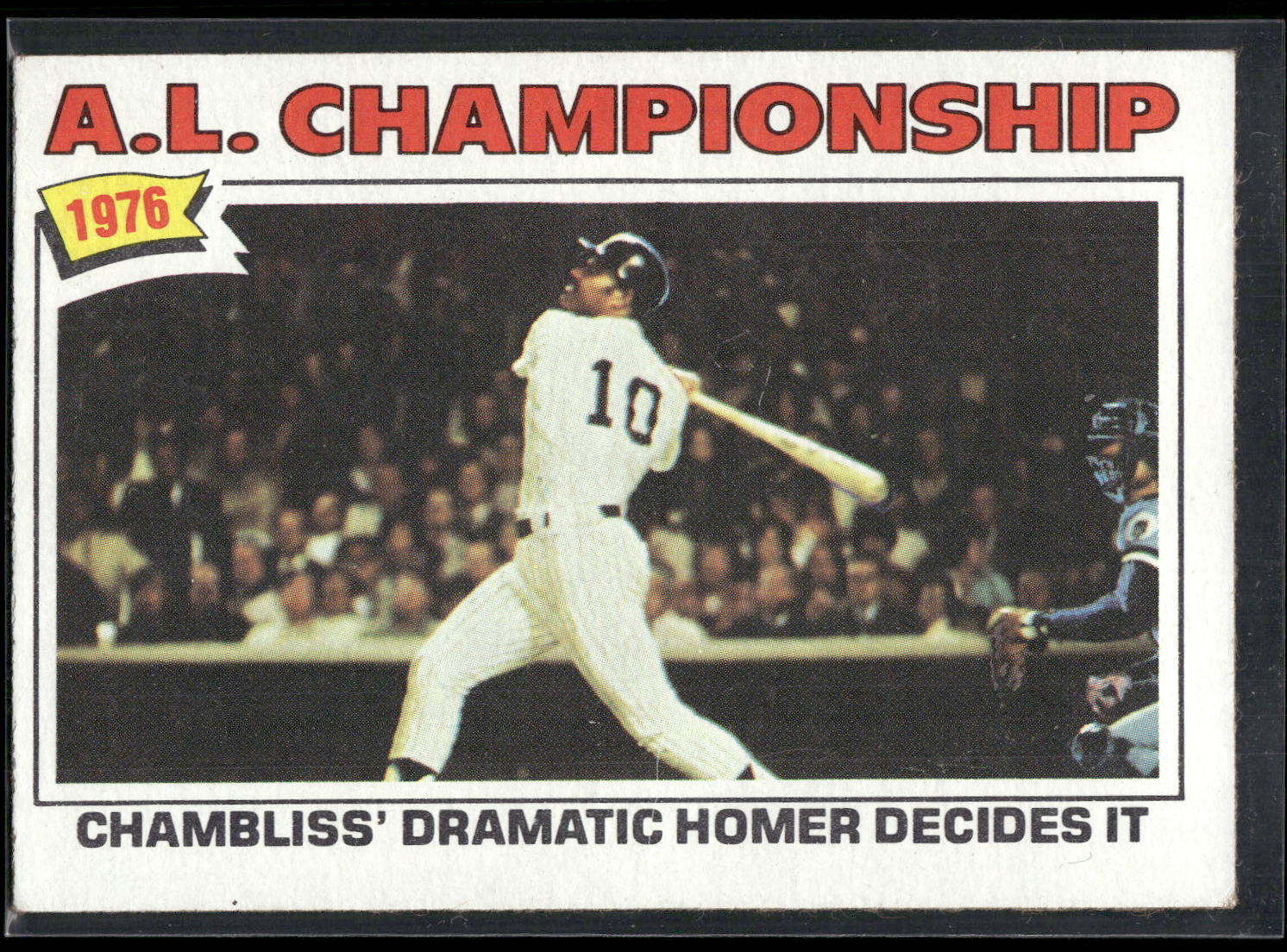 1977 Topps #276 1976 A.L. Championship ALCS