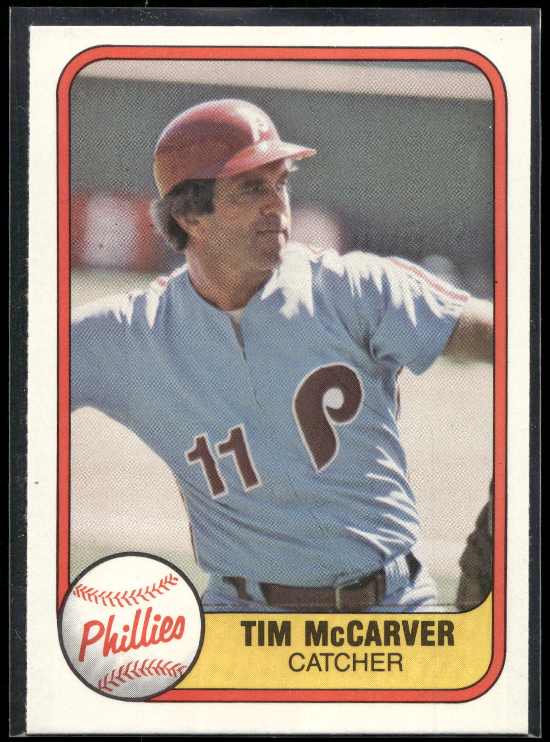 1981 Fleer #27 Tim McCarver