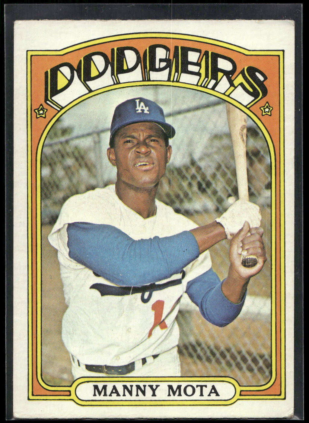 1972 Topps #596 Manny Mota