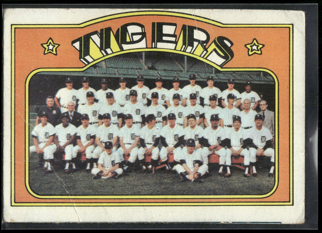 1972 Topps #487 Detroit Tigers