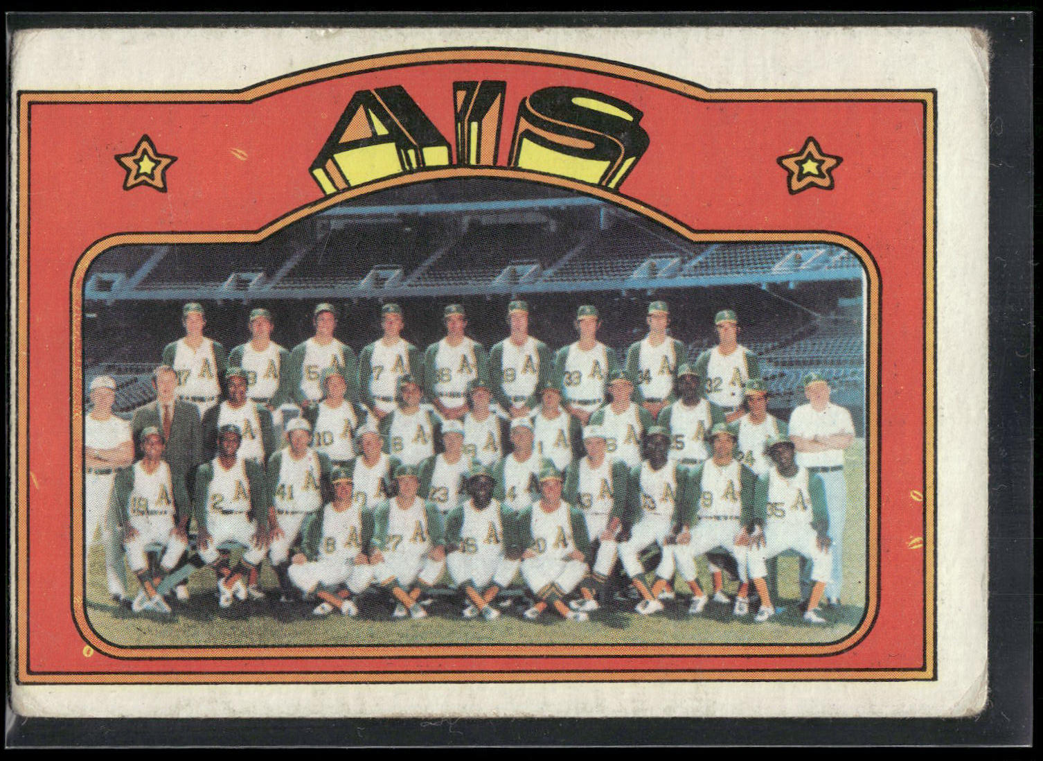 1972 Topps #454 Oakland A's