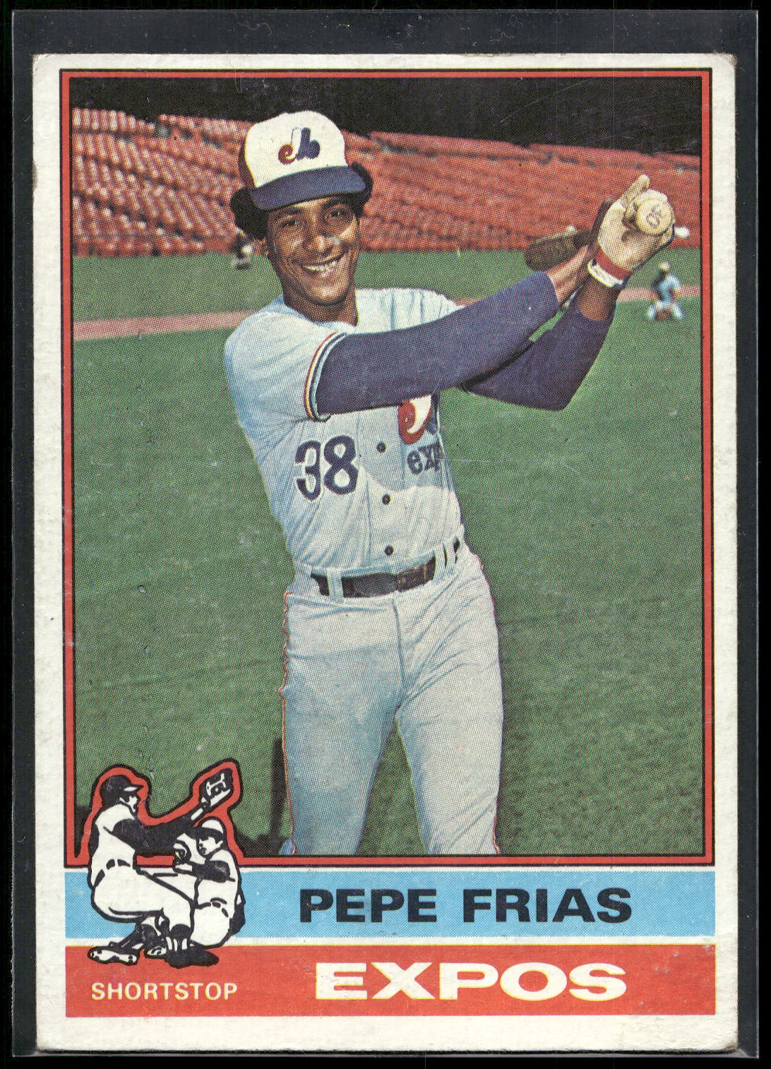 1976 Topps #544 Pepe Frias