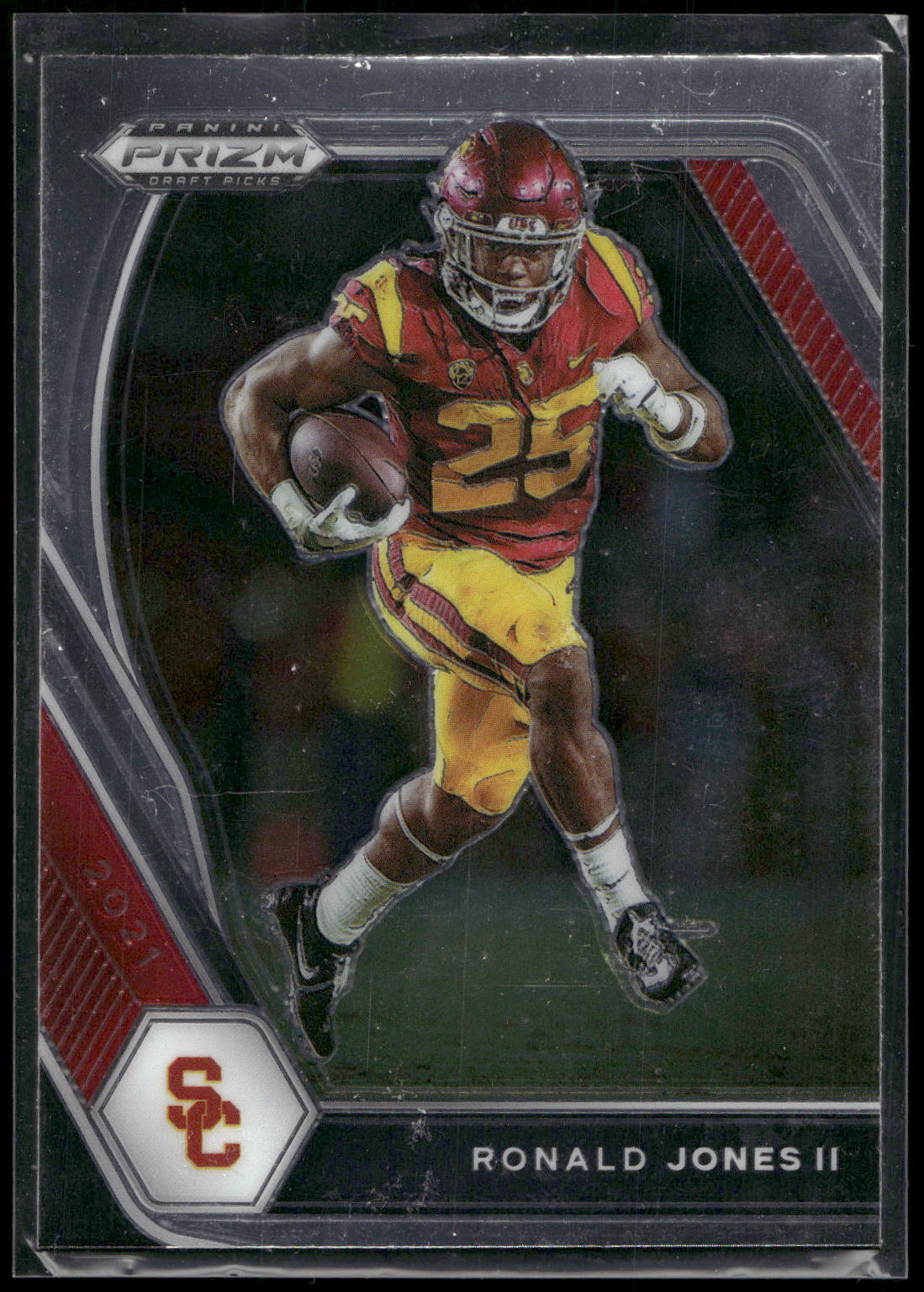 2021 Panini Prizm Draft Picks Collegiate #84 Ronald Jones II