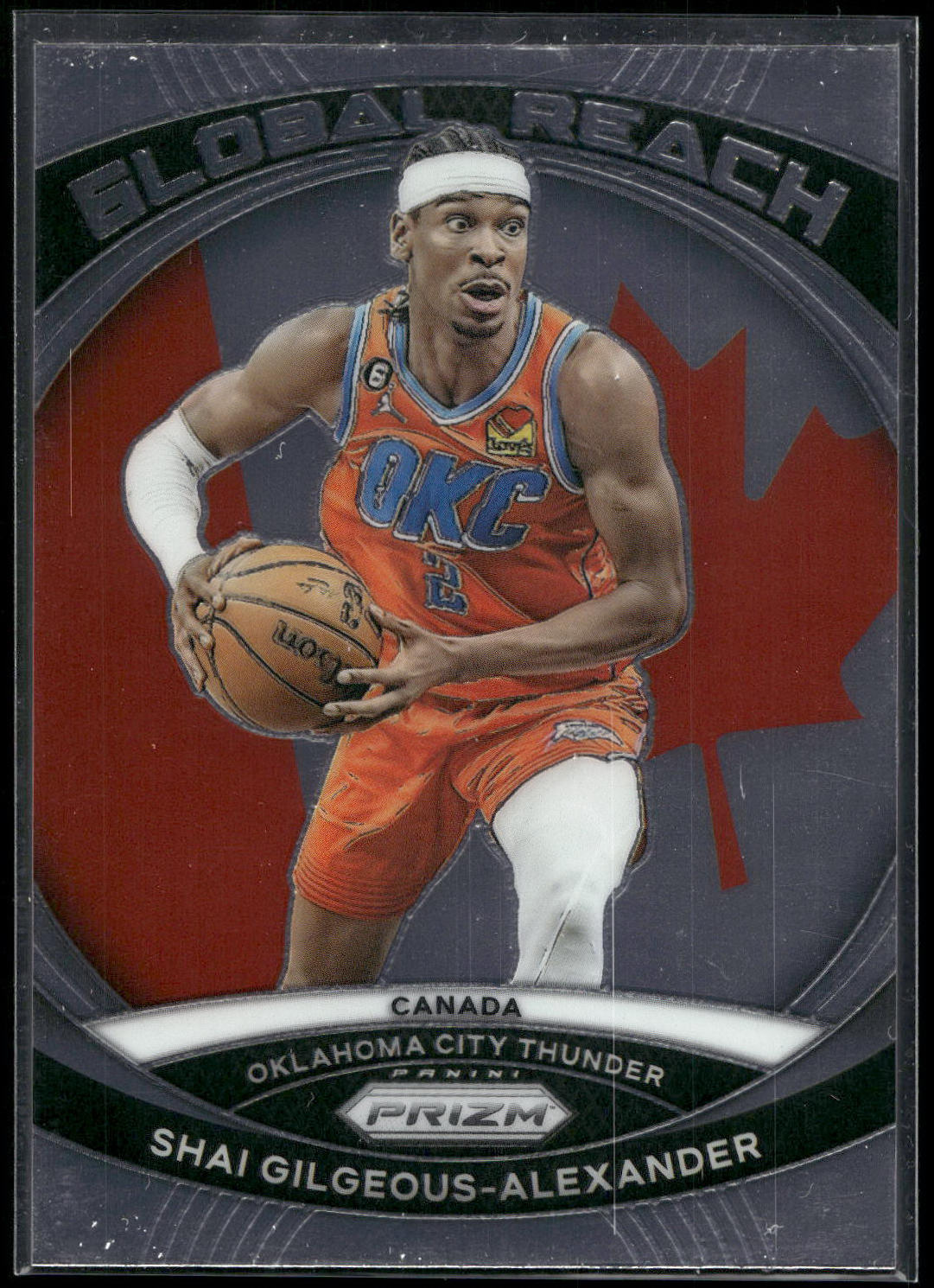 2023-24 Panini Prizm #6 Shai Gilgeous-Alexander Global Reach