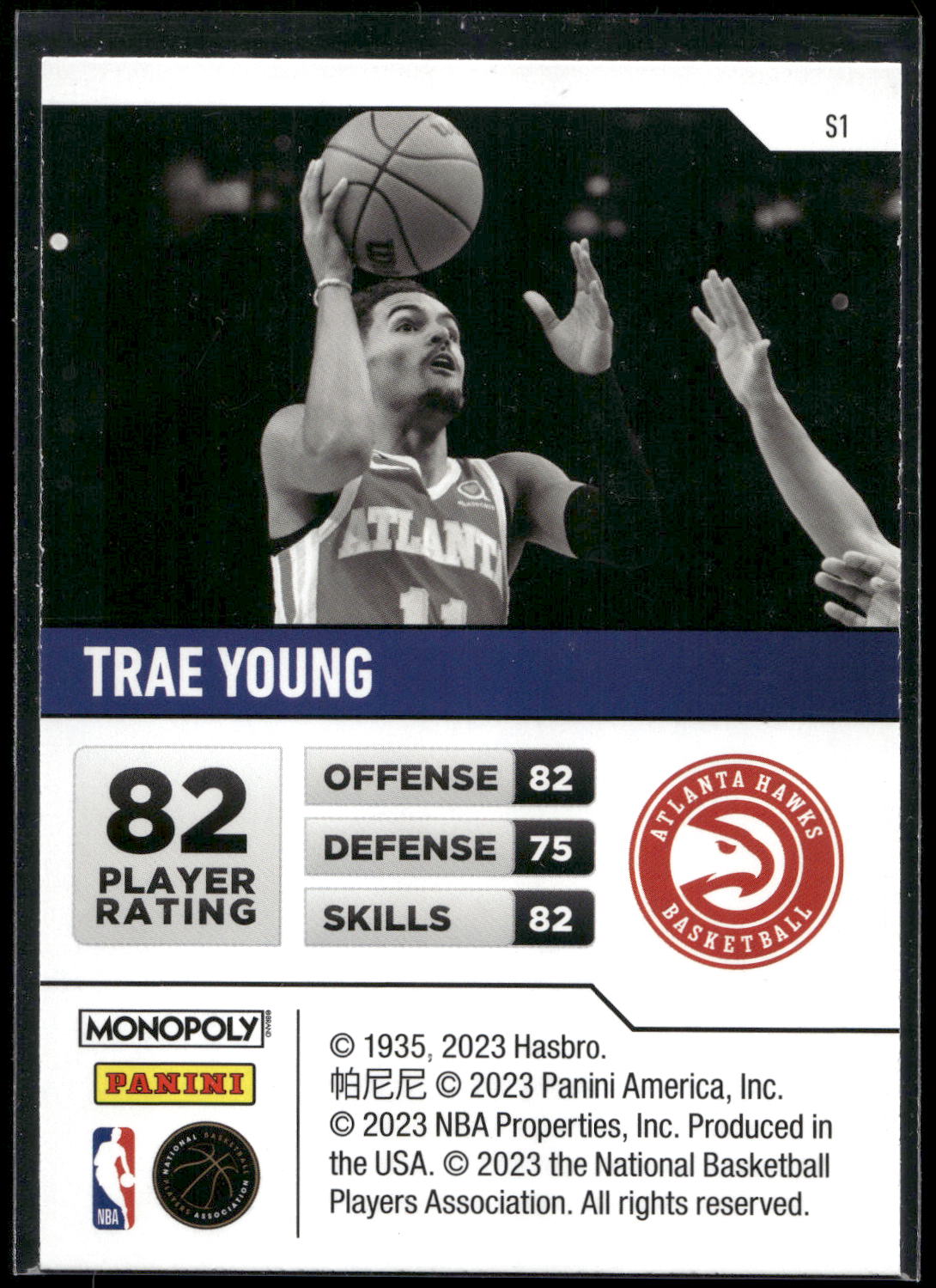 2022-23 Panini Prizm Monopoly #S1 Trae Young Starter Deck