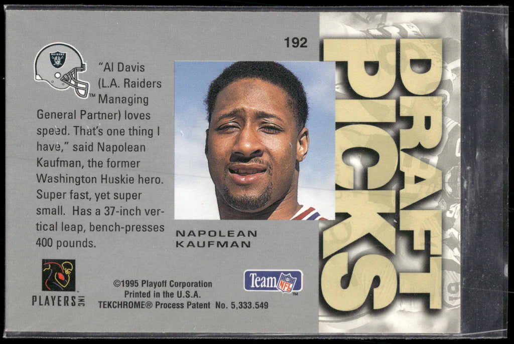1995 Playoff Absolute #192 Napoleon Kaufman