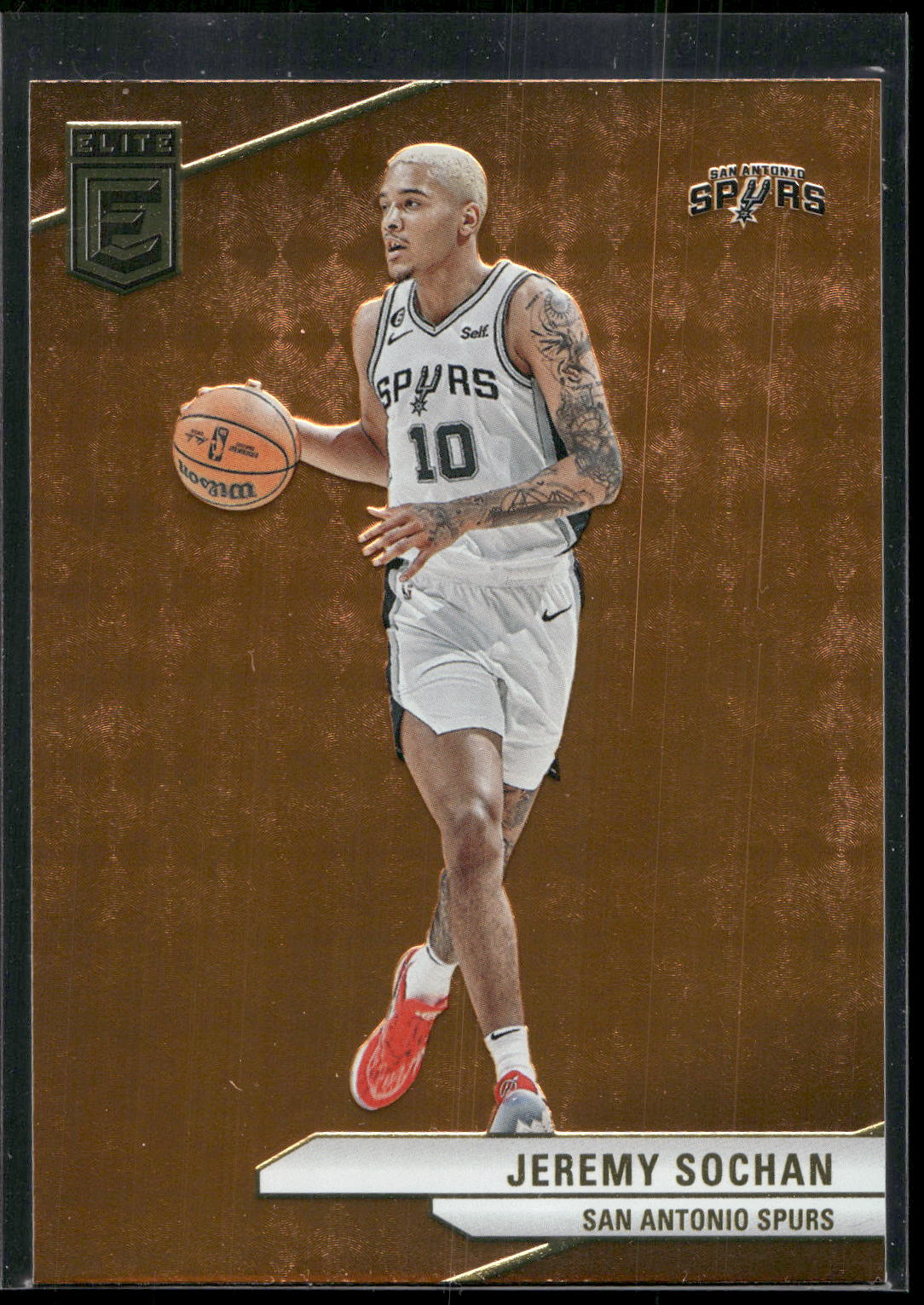 2023-24 Donruss Elite #37 Jeremy Sochan Orange