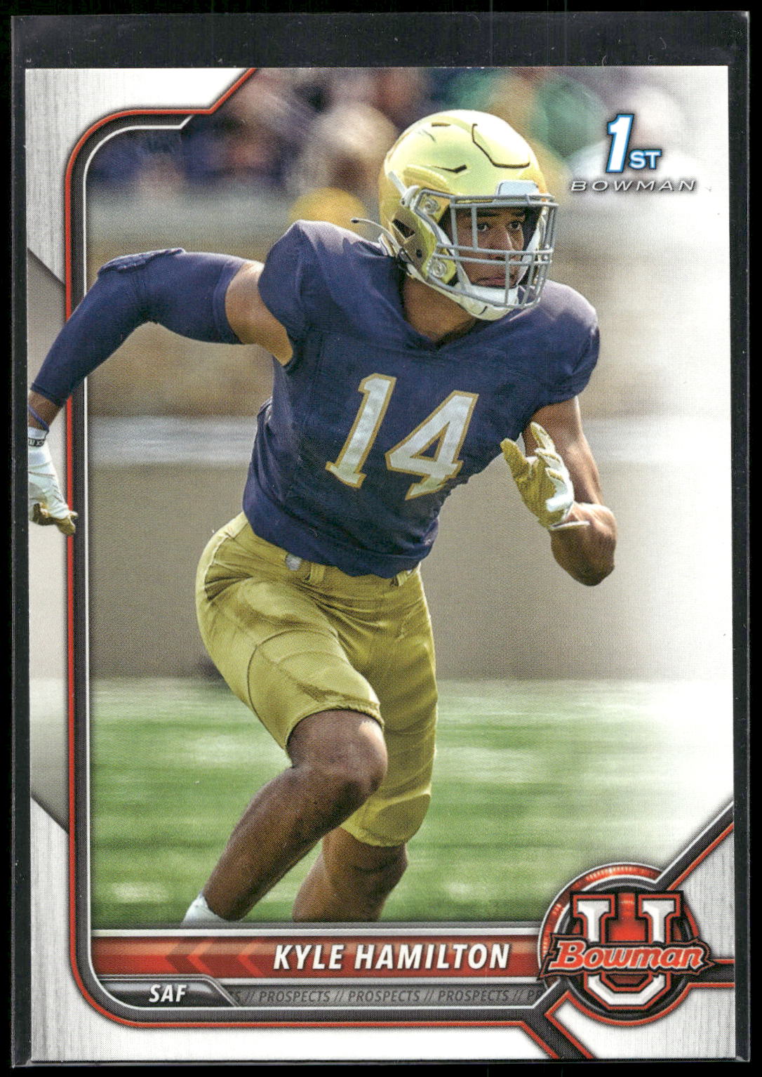 2021-22 Bowman University #34 Kyle Hamilton