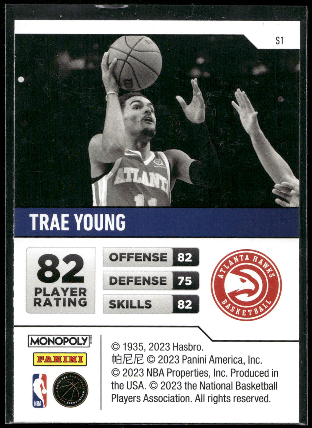 2022-23 Panini Prizm Monopoly #S1 Trae Young Starter Deck