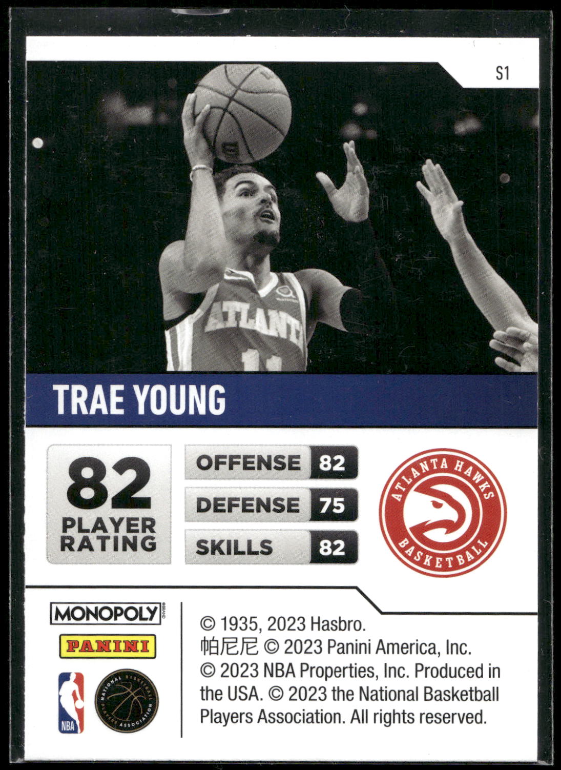 2022-23 Panini Prizm Monopoly #S1 Trae Young Starter Deck