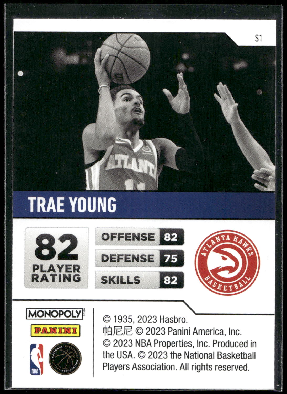 2022-23 Panini Prizm Monopoly #S1 Trae Young Starter Deck