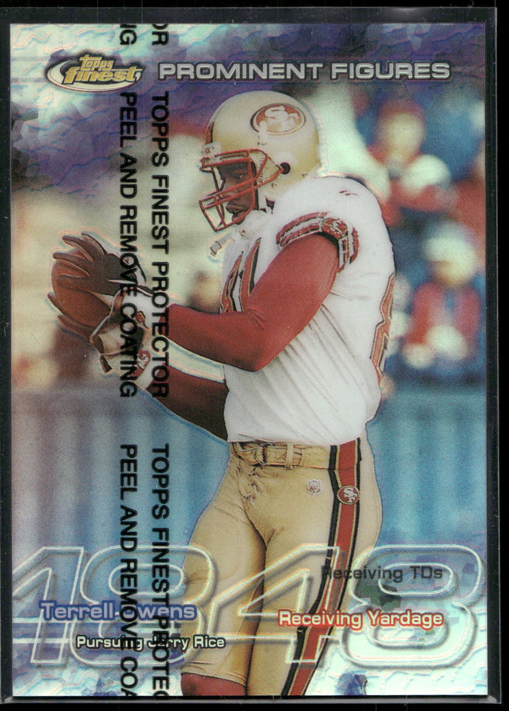 1999 Finest #PF58 Terrell Owens Prominent Figures #/1848