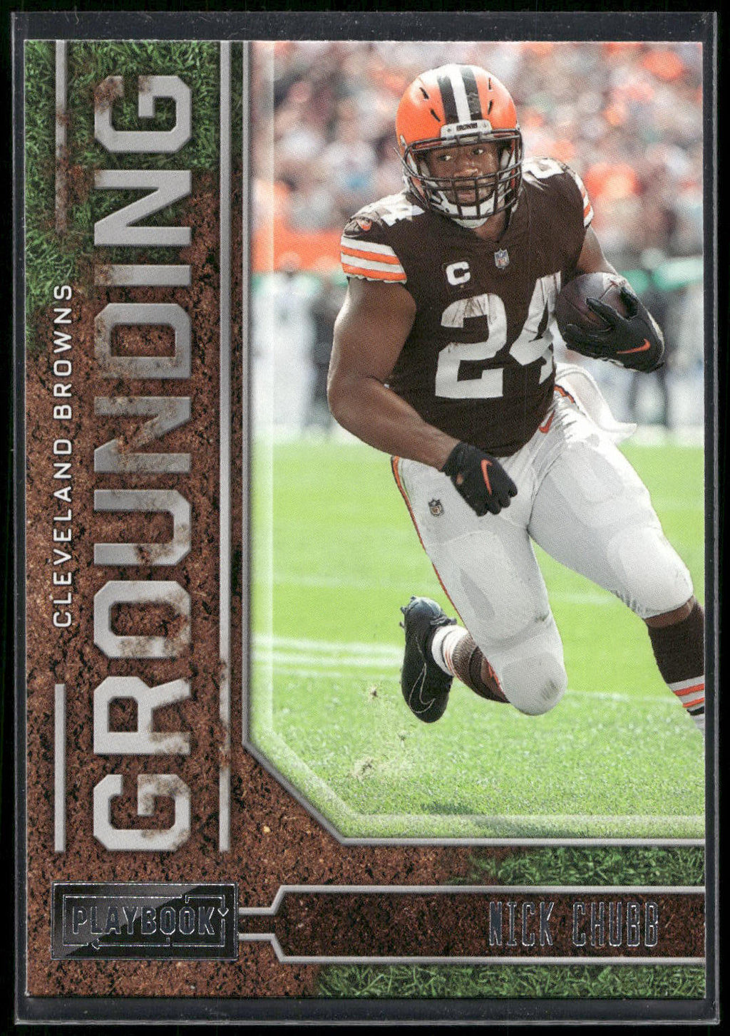 2022 Panini Playbook #G-12 Nick Chubb Grounding