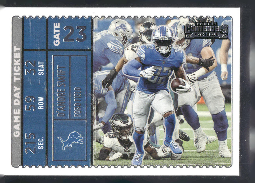 2022 Panini Contenders - Game Day Ticket #GDT-DSW D'Andre Swift