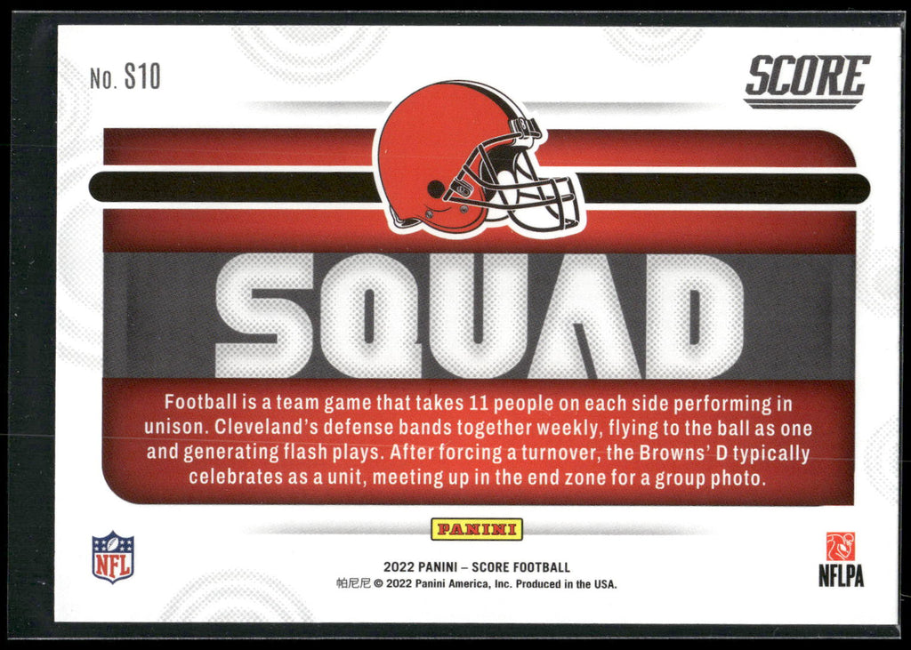 2022 Score #S10 Cleveland Browns Squad