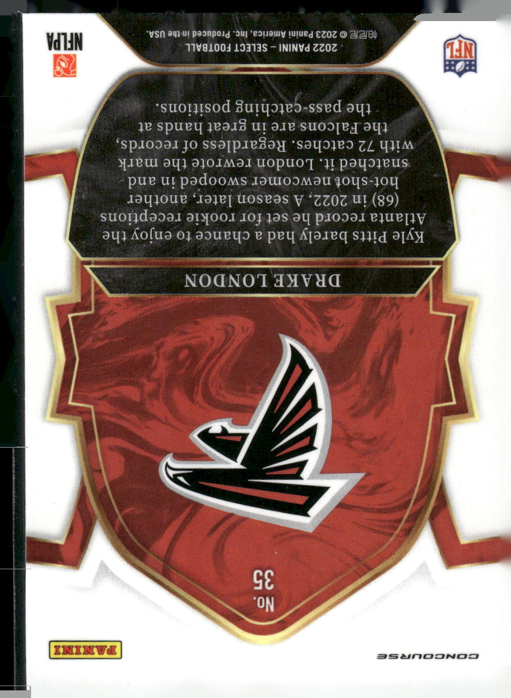 2022 Panini Select #35 Drake London