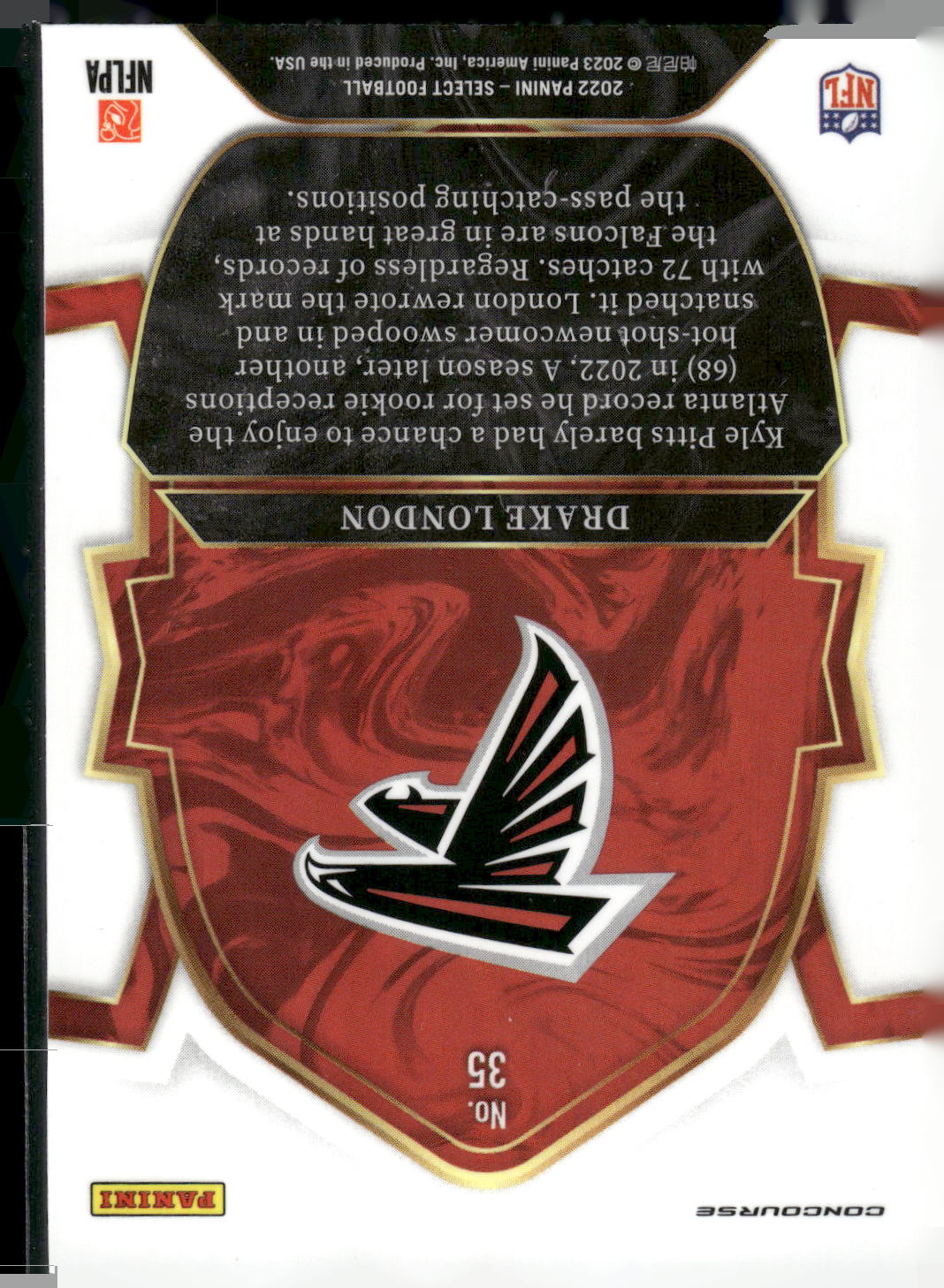 2022 Panini Select #35 Drake London