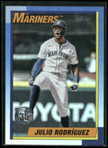2025 Topps Update #U90-3 Julio Rodríguez 1990 Topps Baseball 35th Anniversary
