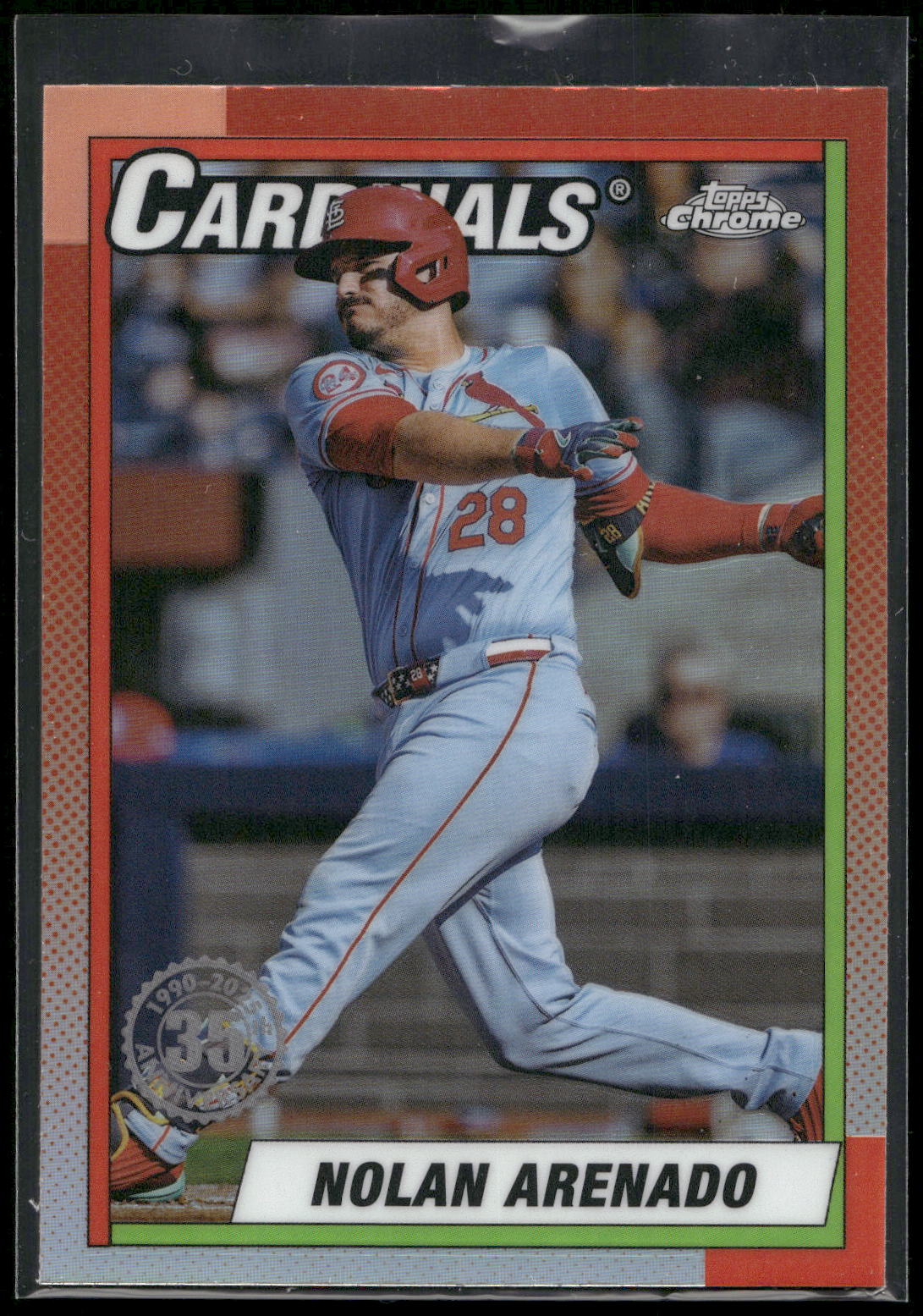 2025 Topps Chrome #90CB-19 Nolan Arenado 1990 Topps Baseball 35th Anniversary