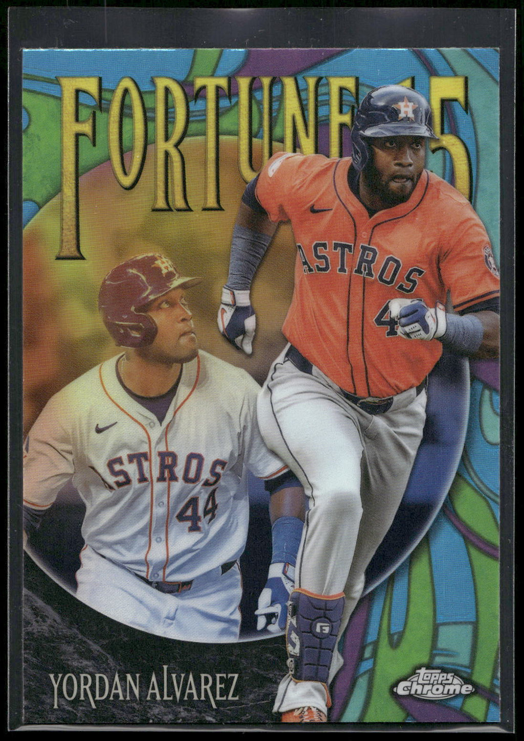 2025 Topps Chrome #F15-9 Yordan Alvarez Fortune 15