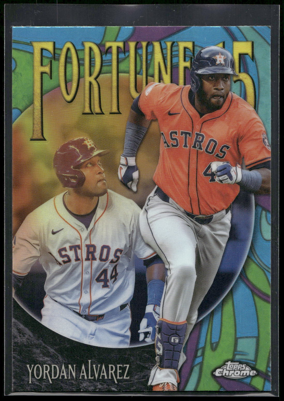 2025 Topps Chrome #F15-9 Yordan Alvarez Fortune 15
